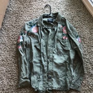 Rails Channing Embroidered Military Shirt